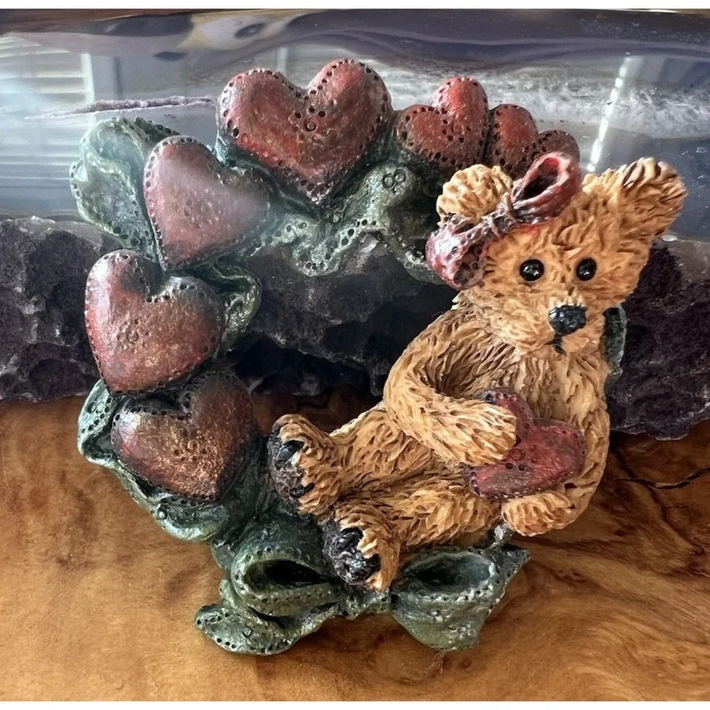 Vintage 1995‎ Boyds Bears & Friends BearWear  Brooch Valentine's Day Gift